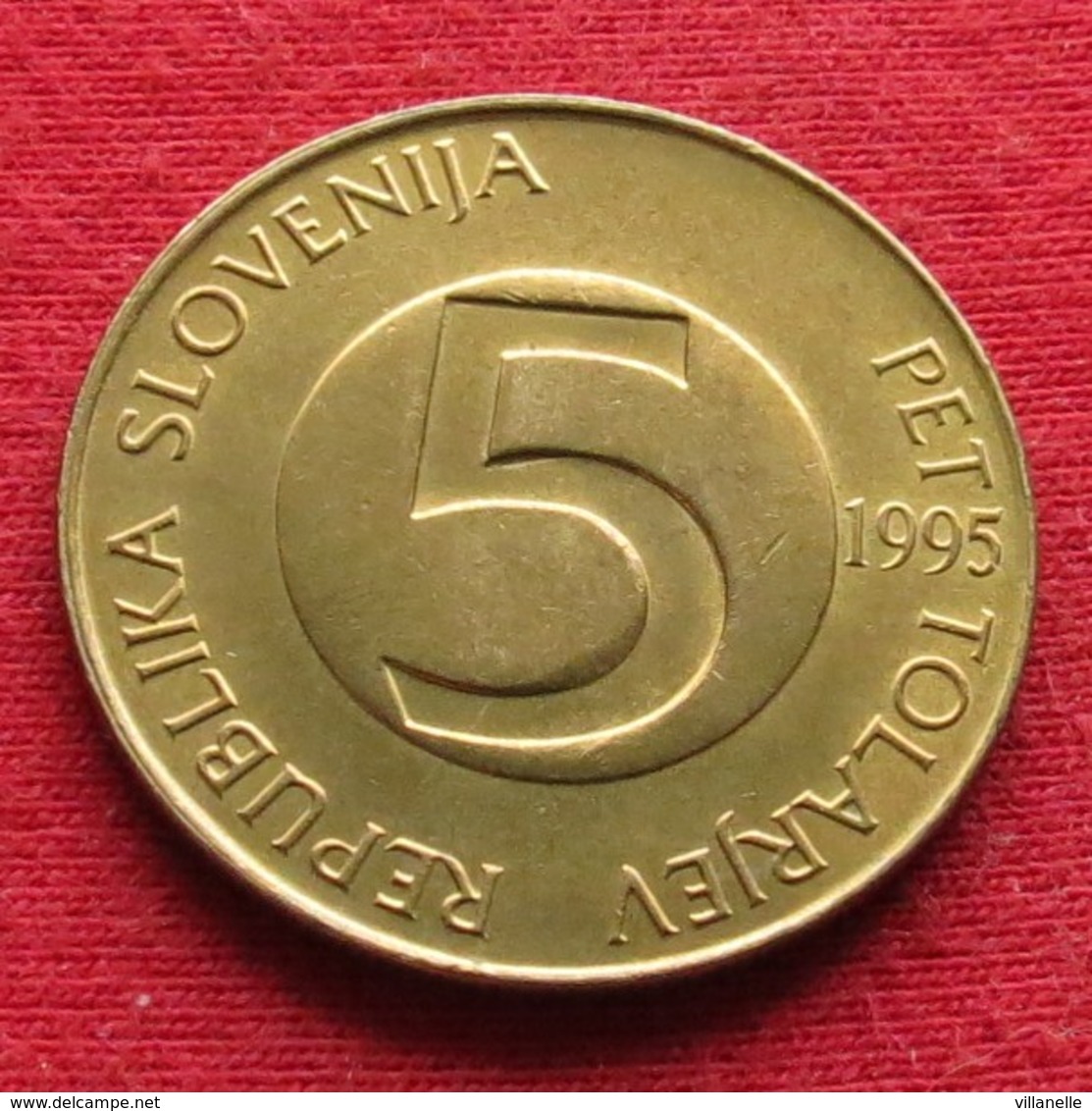 Slovenia 5 Tolarjev 1995 KM# 6  *V2 Eslovenia Slovenija Slovenie - Slovenia