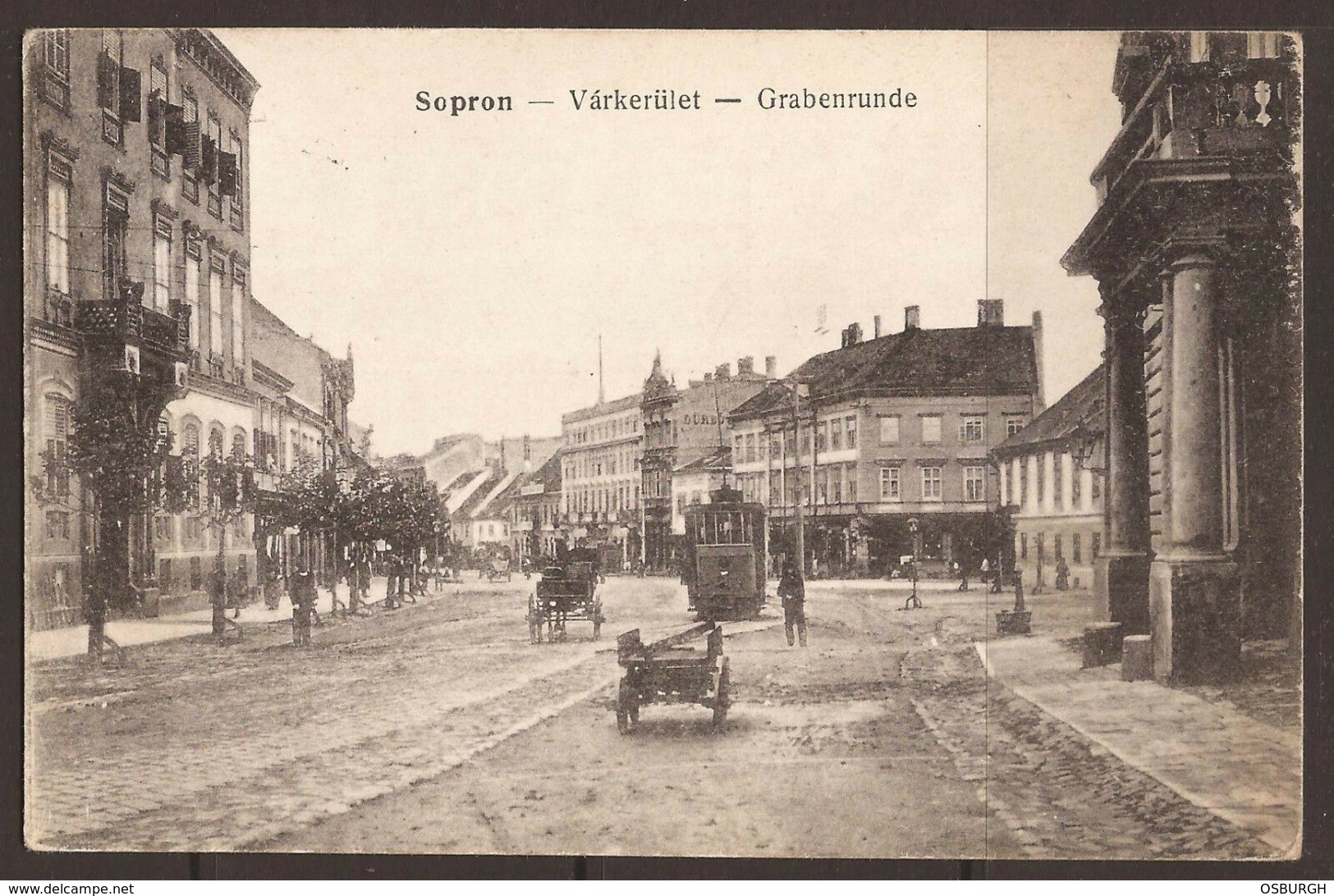 HUNGARY. 1916. POSTCARD. POSTMARK. SOPRON. - Covers & Documents