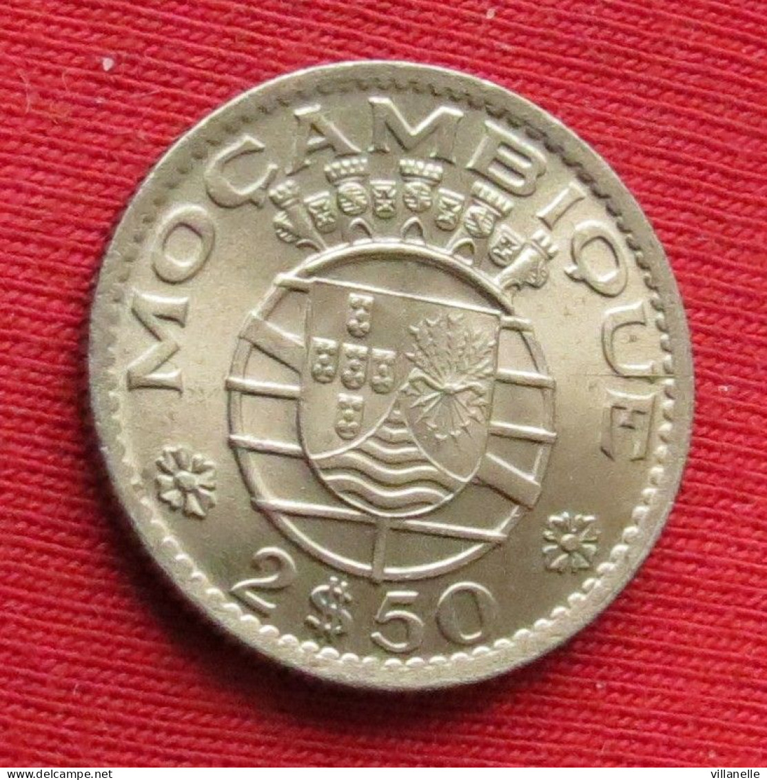 Mozambique 2.50 Escudo 1954 Mozambico Moçambique Wº - Mozambique
