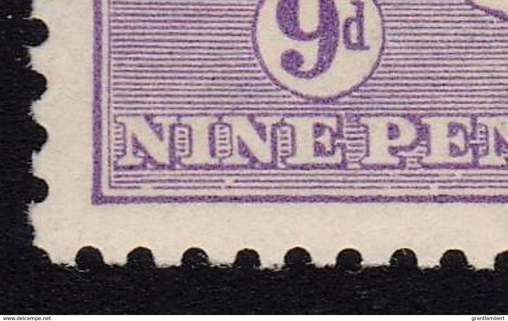 Australia 1915 Kangaroo 9d Violet 2nd Watermark MH - Listed Variety - Ungebraucht