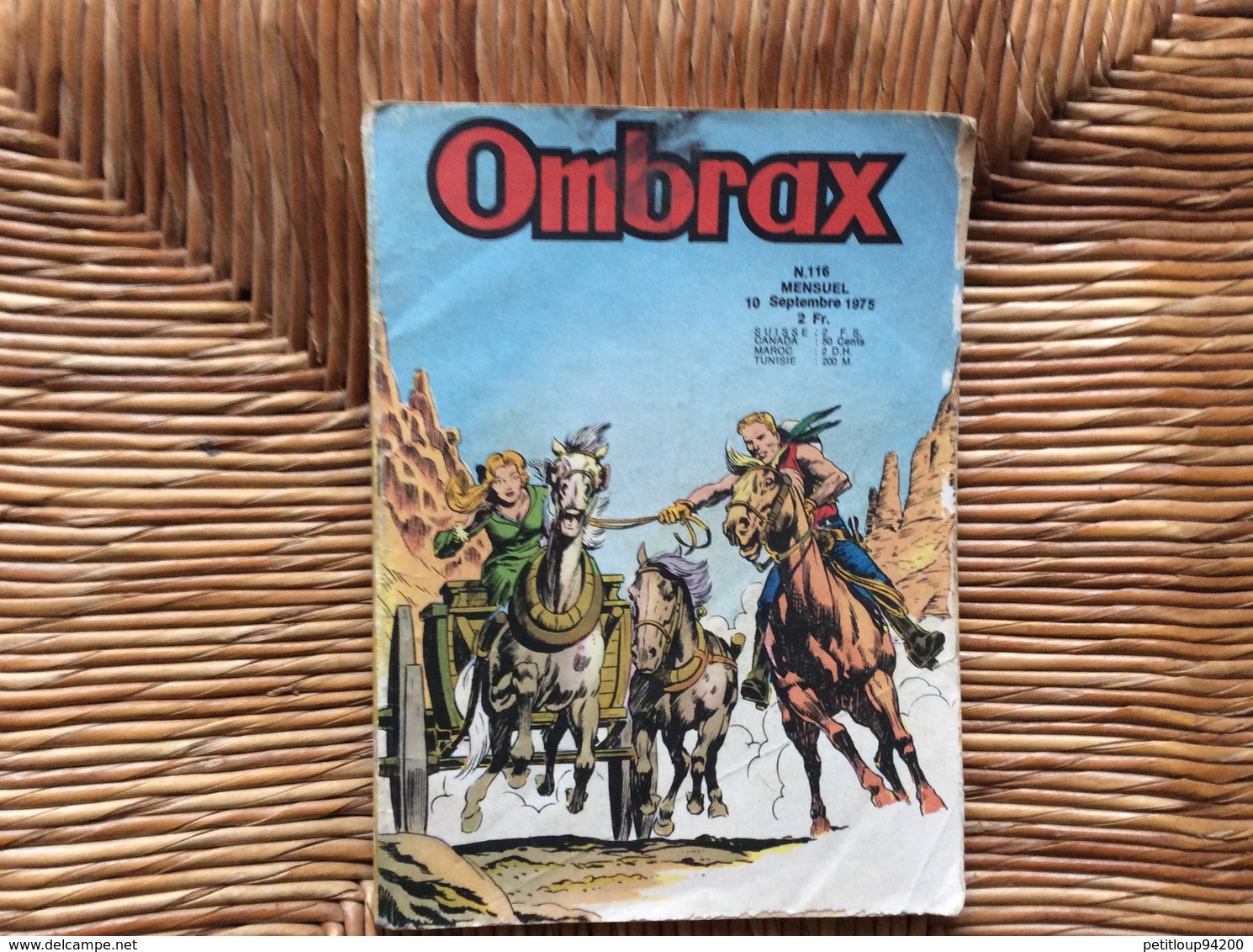 BANDE DESSINÉE OMBRAX  No 116  ANNÉE 1975 - Ombrax