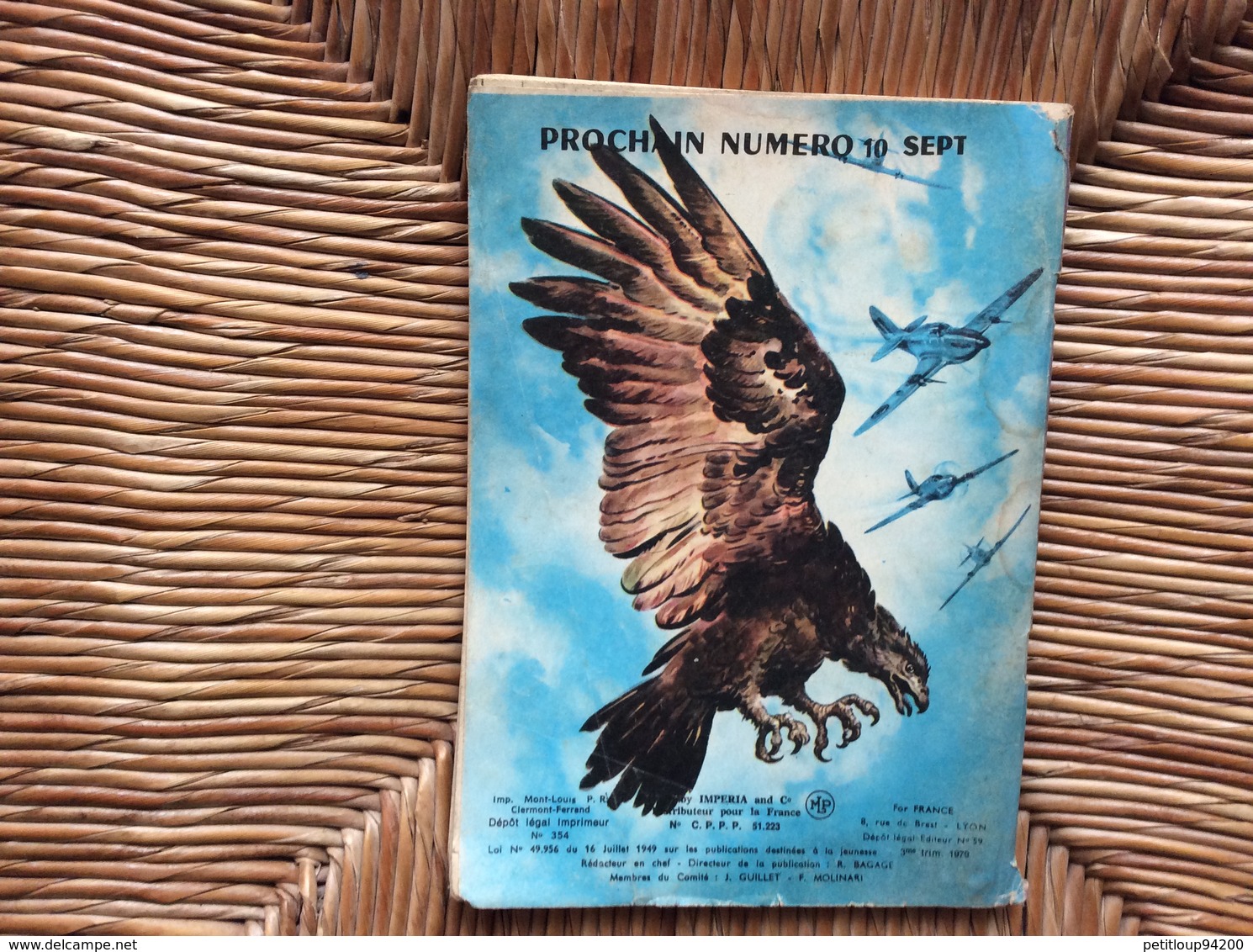 BANDE DESSINÉE RAPACES  No 343   ANNÉE 1979 - Rapaces