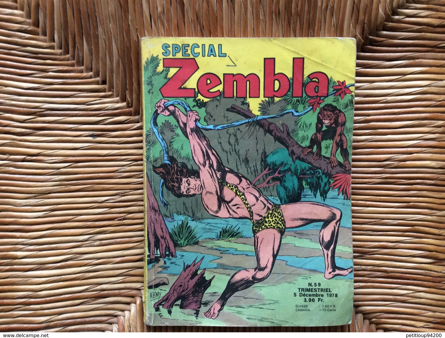 BANDE DESSINÉE ZEMBLA  No 59  ANNÉE 1978 - Zembla