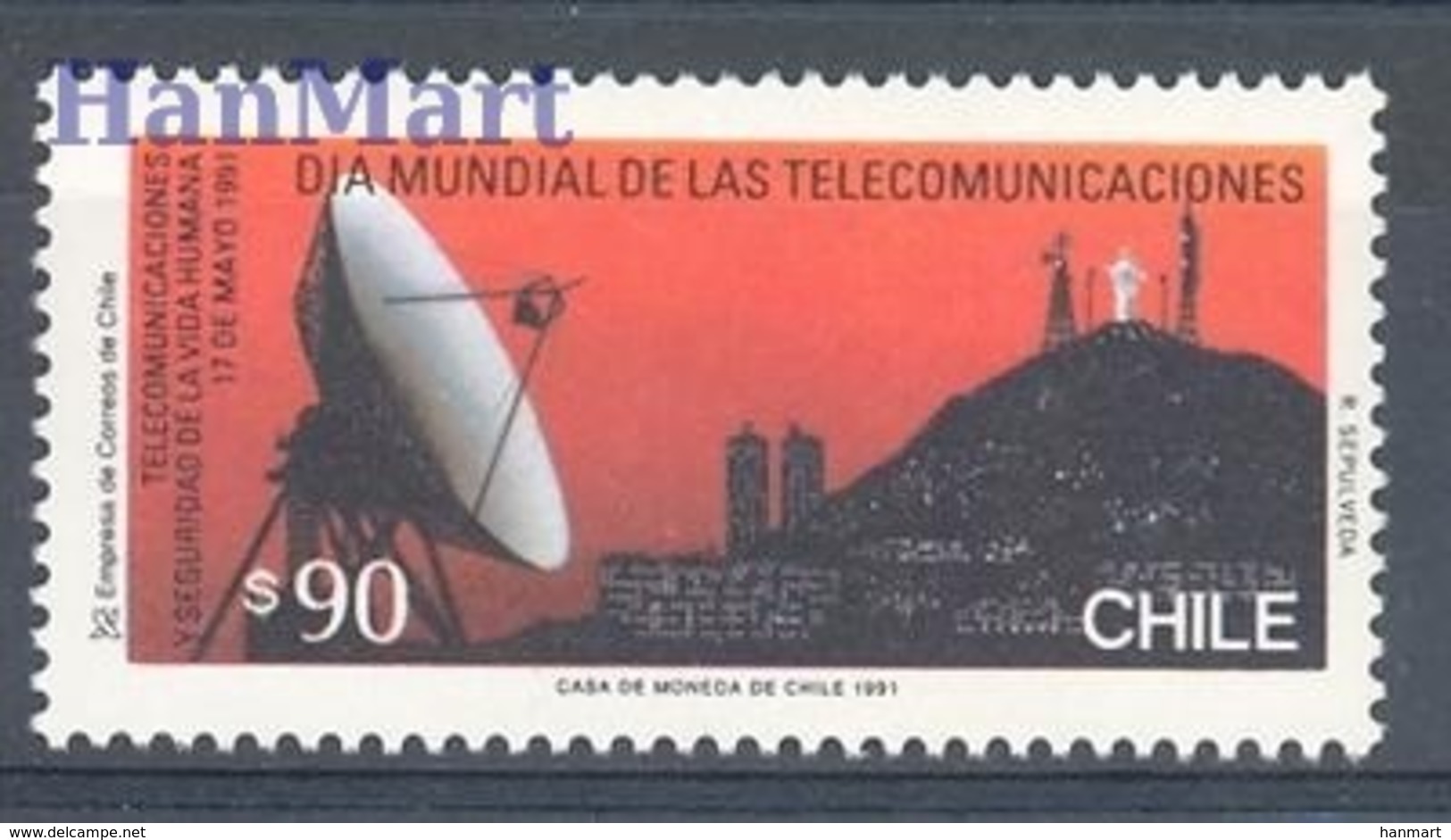 Chile 1991 Mi 1428 MNH ( ZS3 CHL1428 ) - Chili