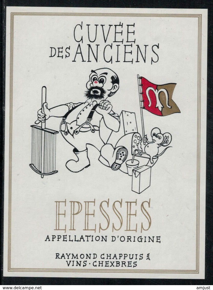 Etiquette De Vin // Epesses, Cuvée Des Anciens - Métiers