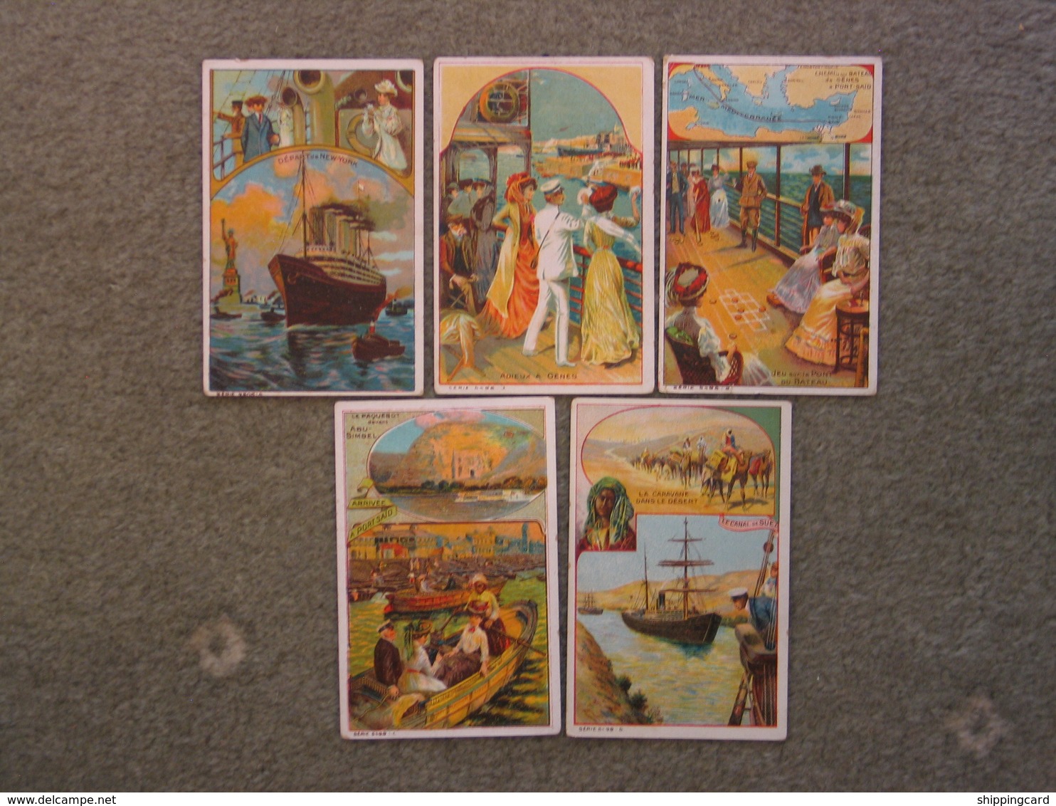 6 X CHOCOLATE CARDS, EARLY 1900S - Sonstige & Ohne Zuordnung