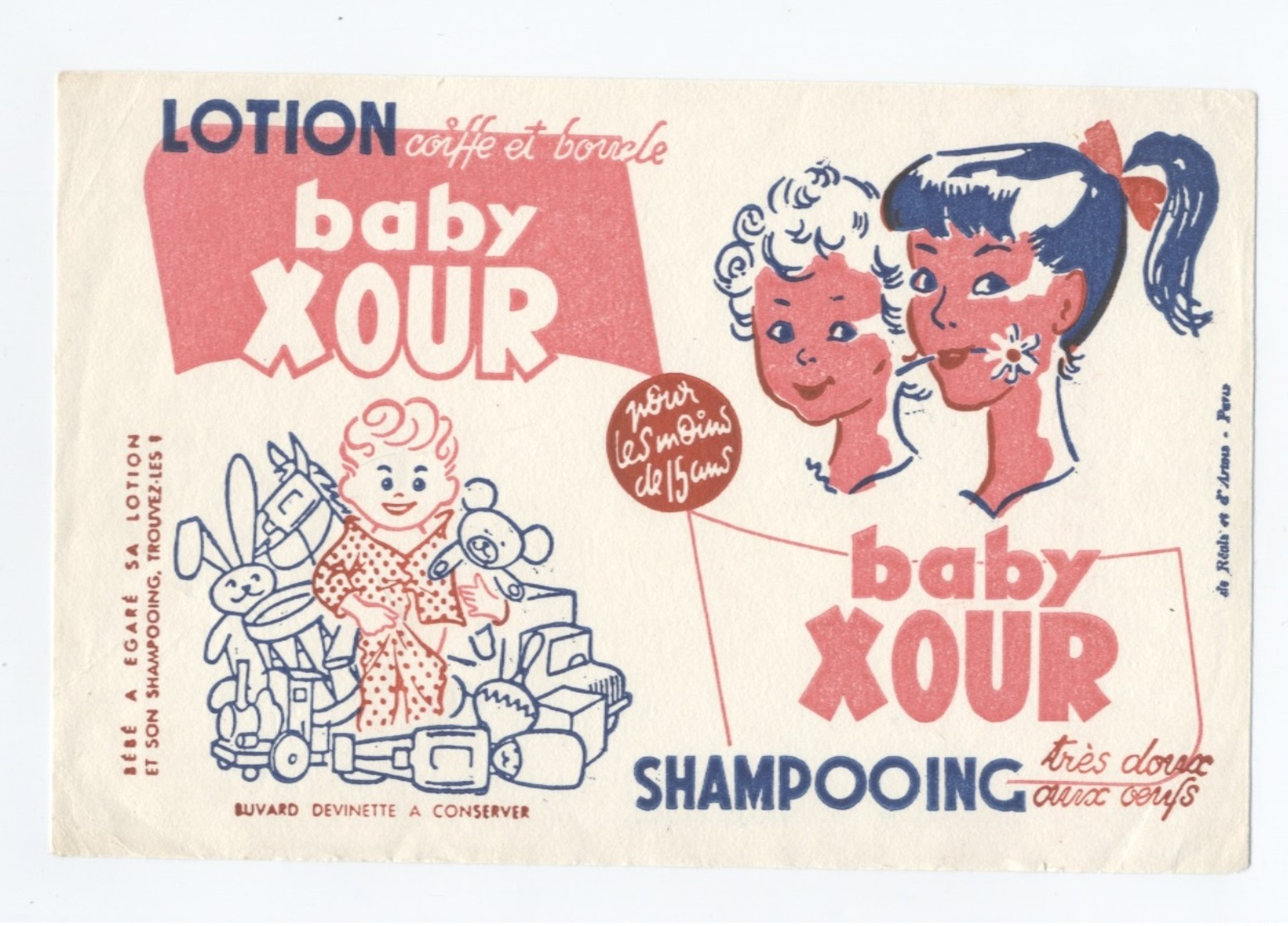 BABY XOUR SHAMPOOING     --- Z901 - Enfants