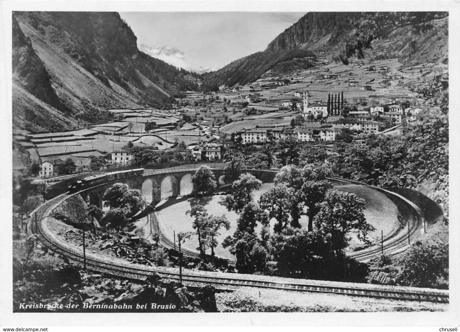 Bernina Bahn  Brusio  Albert Steiner - Brusio