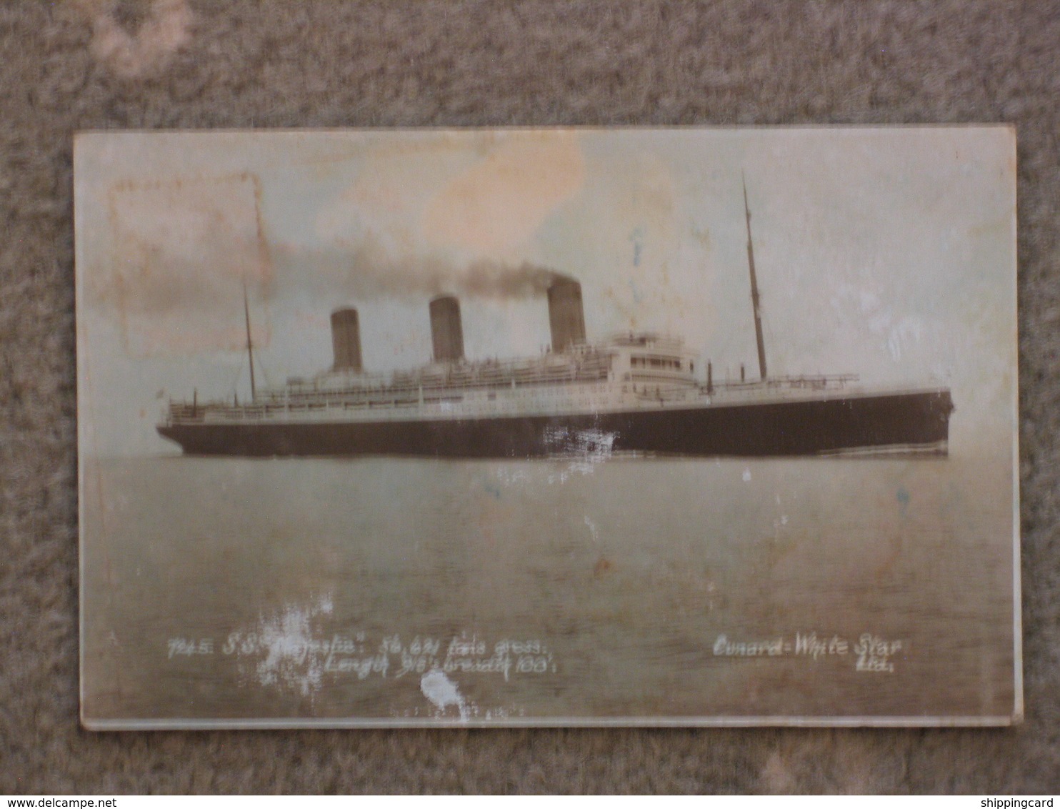 WHITE STAR LINE MAJESTIC - Steamers