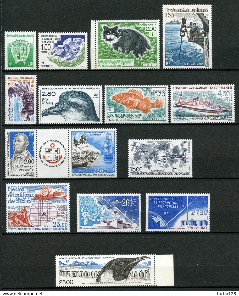 TAAF 1994 Année Complète N° 184/193A PA 129/133 ** Neufs MNH Superbes C 87,90 € Full Year Jahrgang Ano Completo - Komplette Jahrgänge