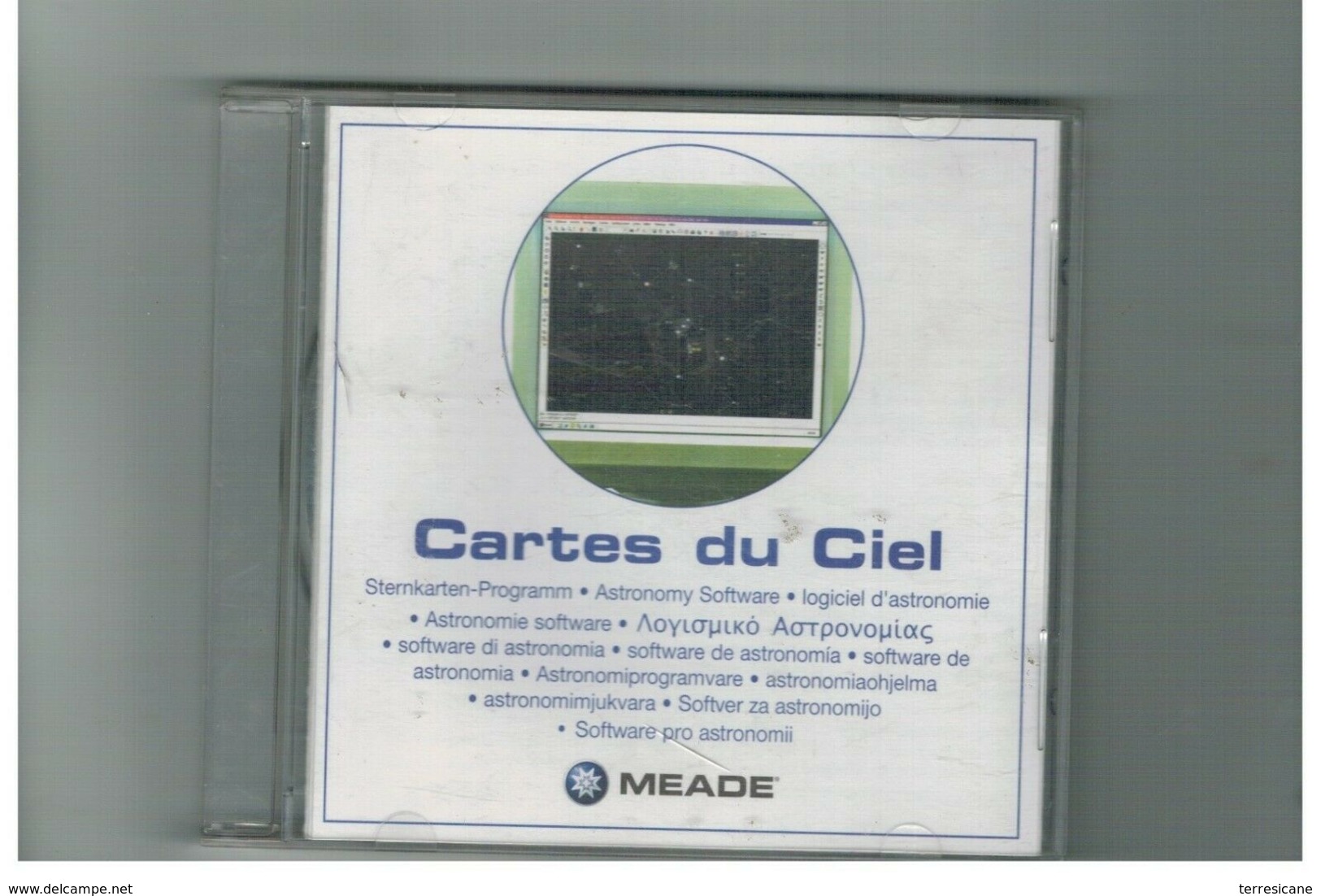 CD CARTES DU CIEL ASTRONOMY SOFTWARE MEADE MULTILINGUE - CD