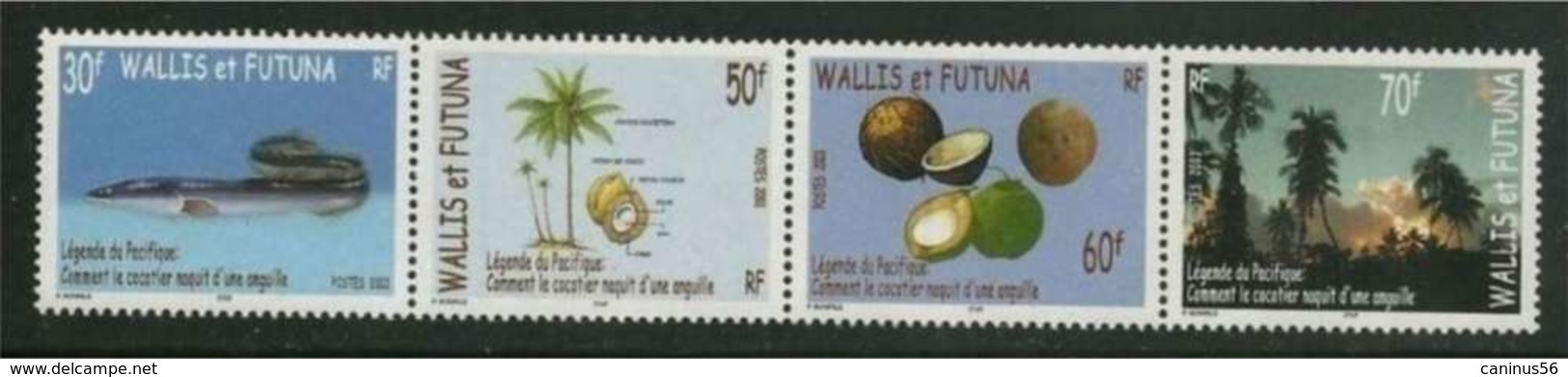 Wallis Et Futuna Yt 605 606 607 608 N** Neufs Légende Du Pacifique - Unused Stamps