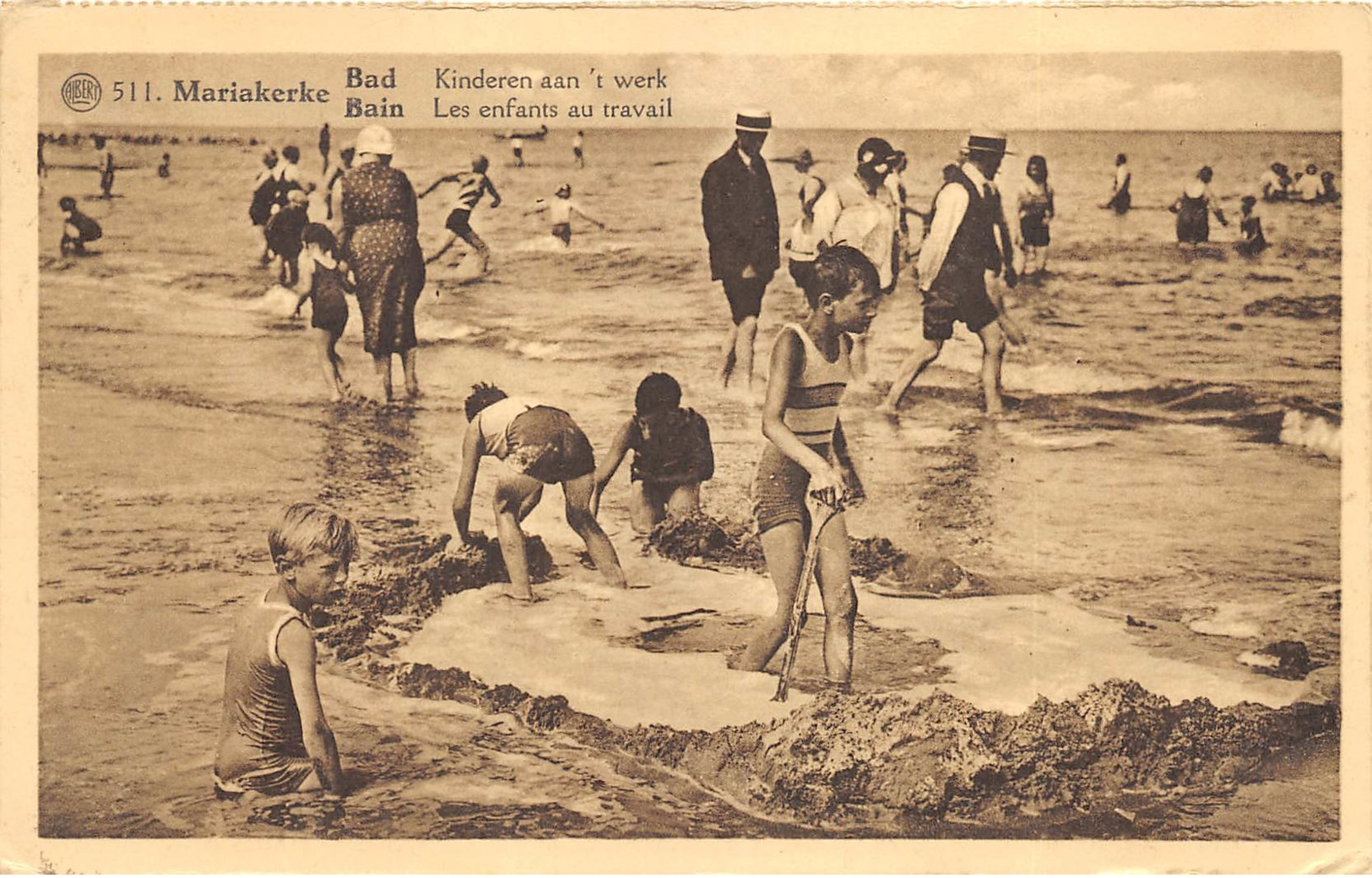 Mariakerke-Bains - Les Enfants Au Travail - Oostende