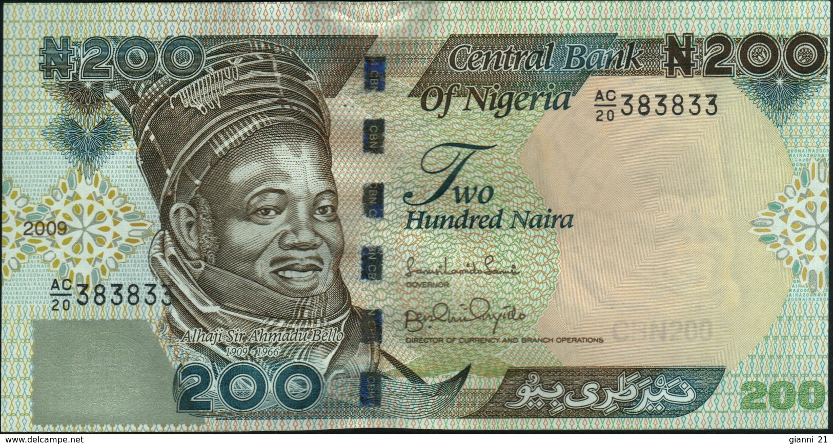 NIGERIA - 200 Naira 2009 UNC P.29 H(2) - Nigeria