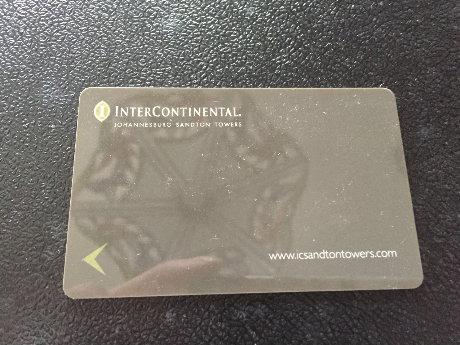 Hotelkarte Room Key Keycard Clef De Hotel Tarjeta Hotel INTERCONTINENTAL JOHANNESBURG SANDTON TOWERS - Ohne Zuordnung