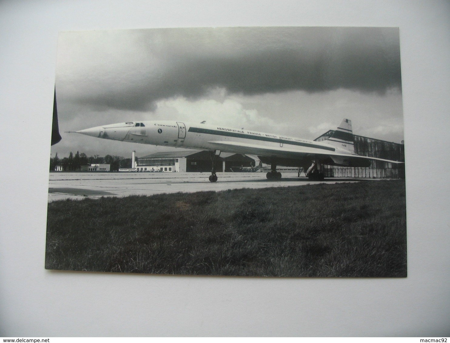 Carte Postale CONCORDE - Aerospatiale - Bac CONCORDE F-WTSA   **** EN ACHAT IMMEDIAT **** - 1946-....: Era Moderna