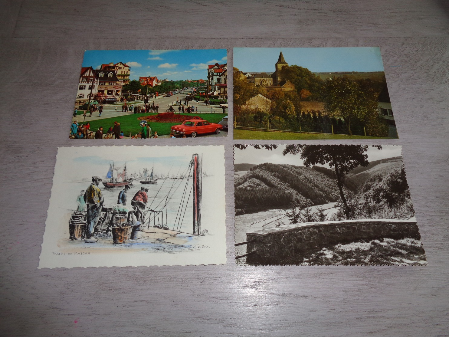 Beau lot de 500 cartes postales de Belgique CPSM  grand format  Mooi lot van 500 postkaarten België gr. formaat 101scans