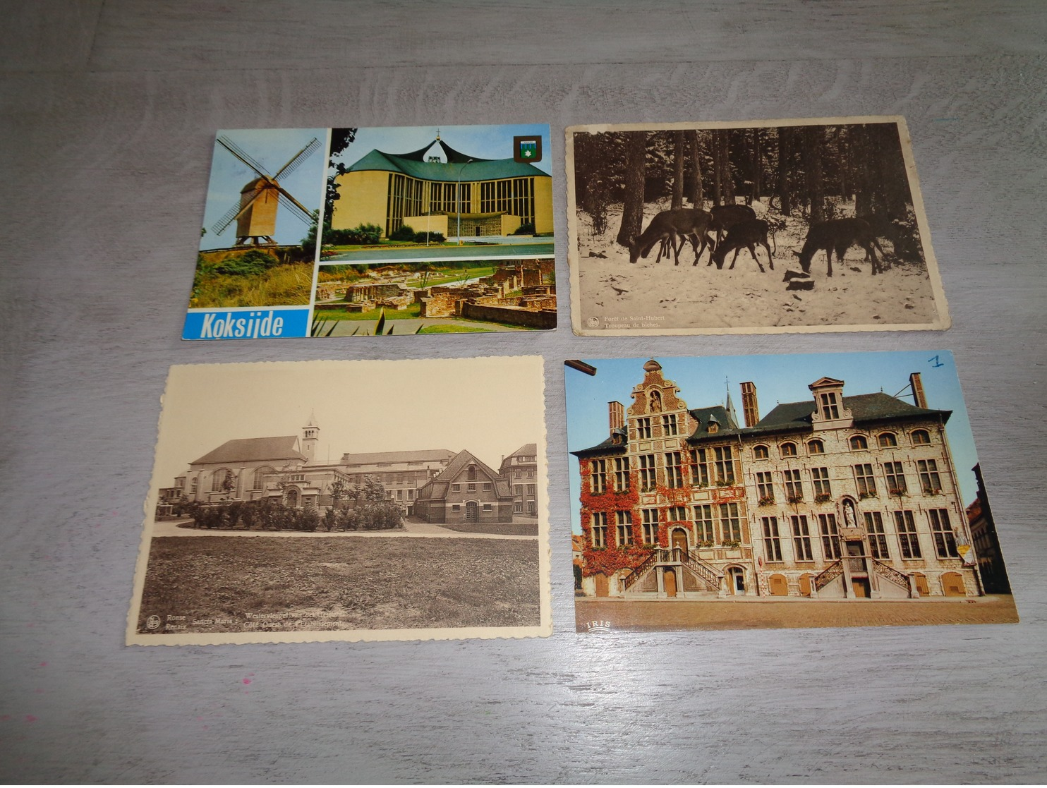 Beau lot de 500 cartes postales de Belgique CPSM  grand format  Mooi lot van 500 postkaarten België gr. formaat 101scans