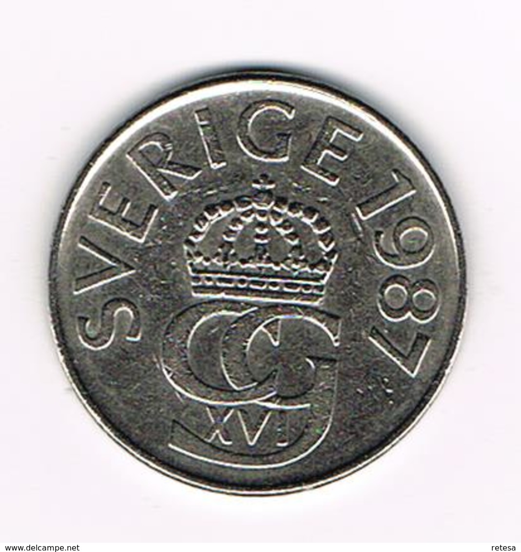 //   ZWEDEN 5  KRONOR   1987 - Suède