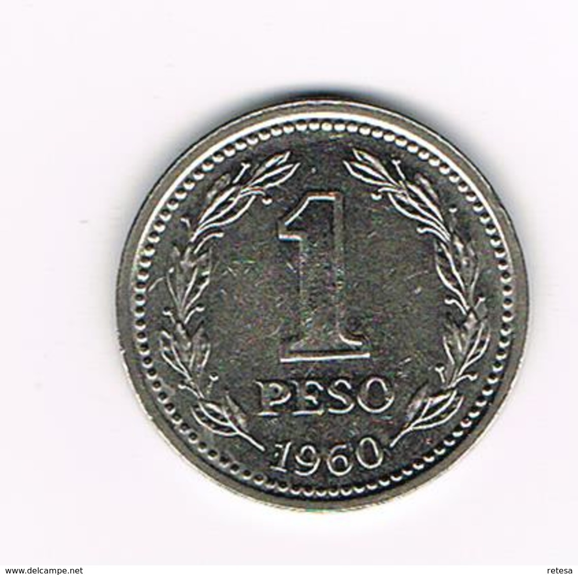 //    ARGENTINA  1 PESO 1960 - Argentine