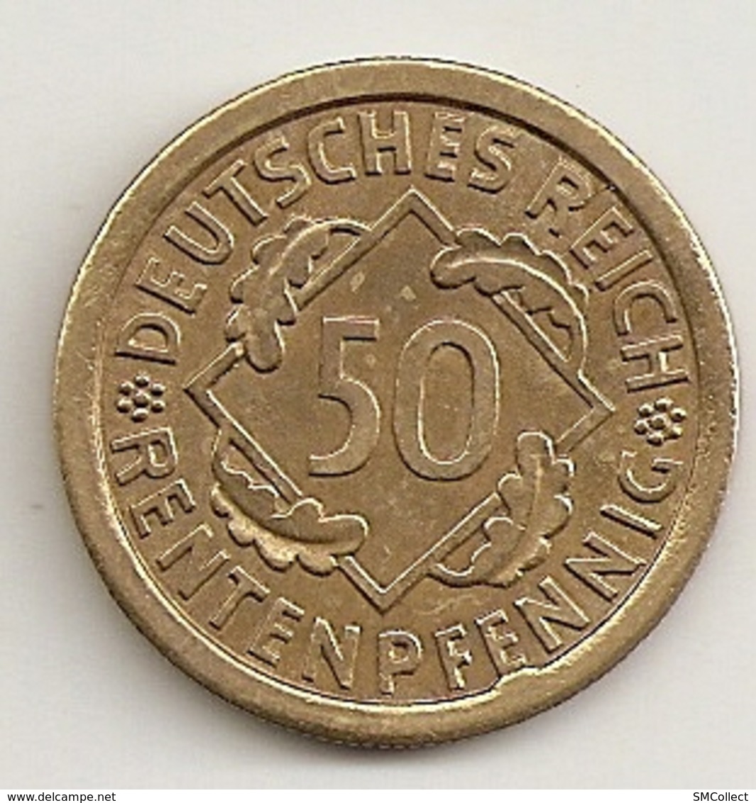 Allemagne. Superbe 50 Rentenpfennig 1924 G (1089) - 50 Rentenpfennig & 50 Reichspfennig