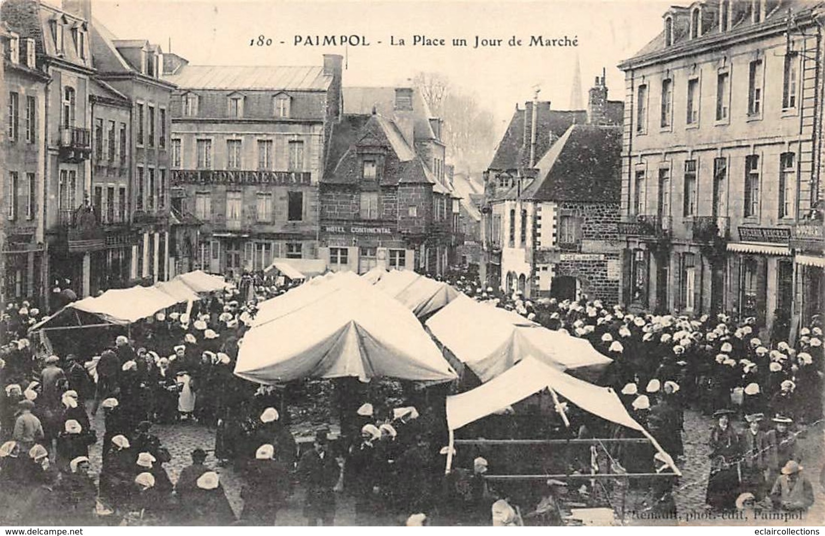 Paimpol       22        Place  Jour De Marché        (voir Scan) - Paimpol