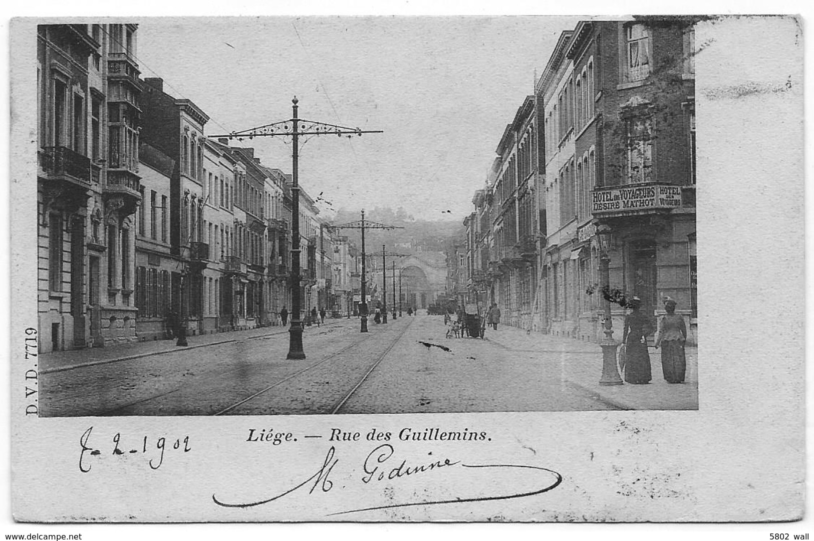 LIEGE : Rue Des Guillemins - 1902 - Liege