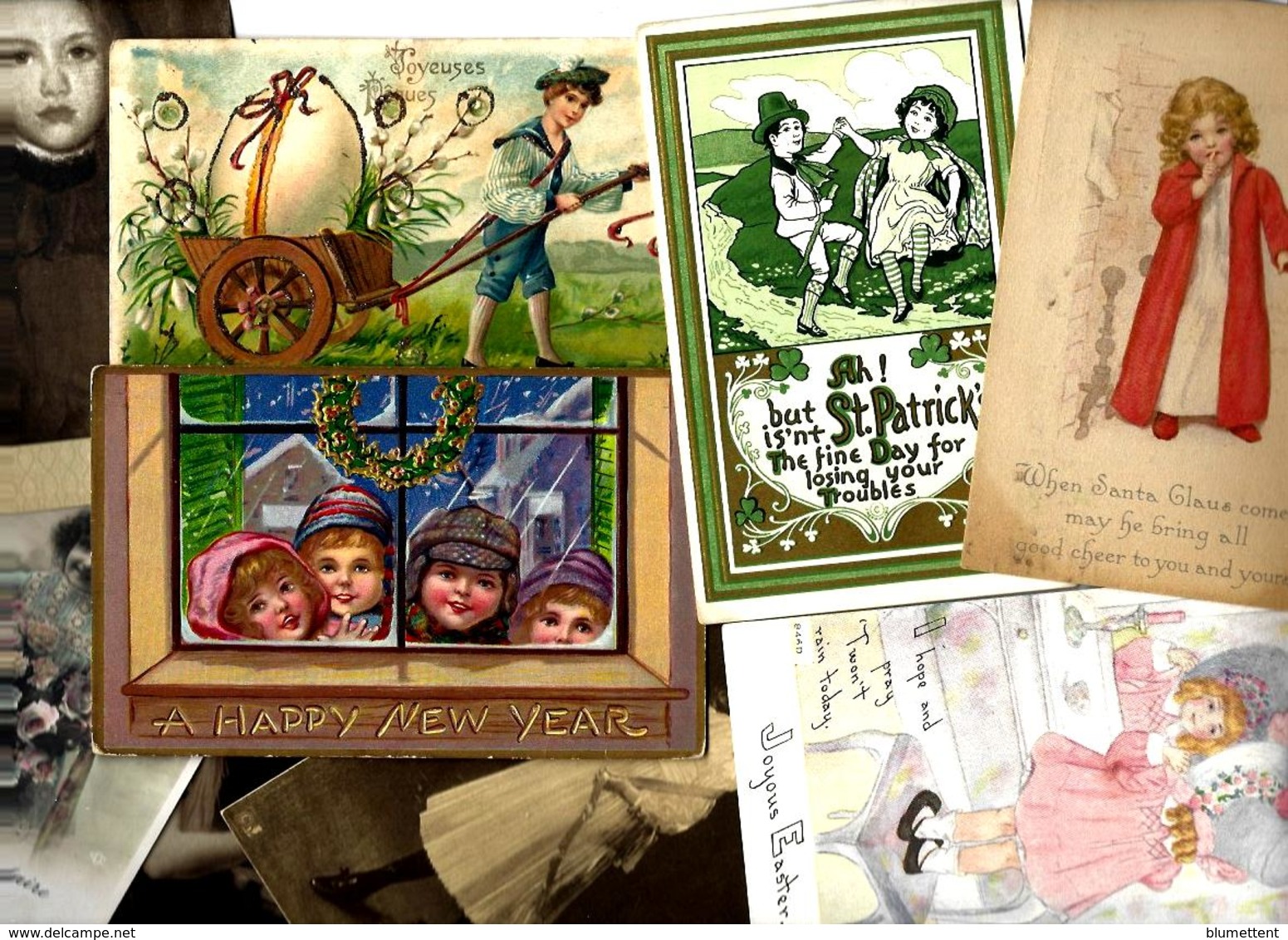 Lot 1911 De 10 CPA Enfants Fantaisies Déstockage Pour Revendeurs Ou Collectionneurs - 5 - 99 Postcards
