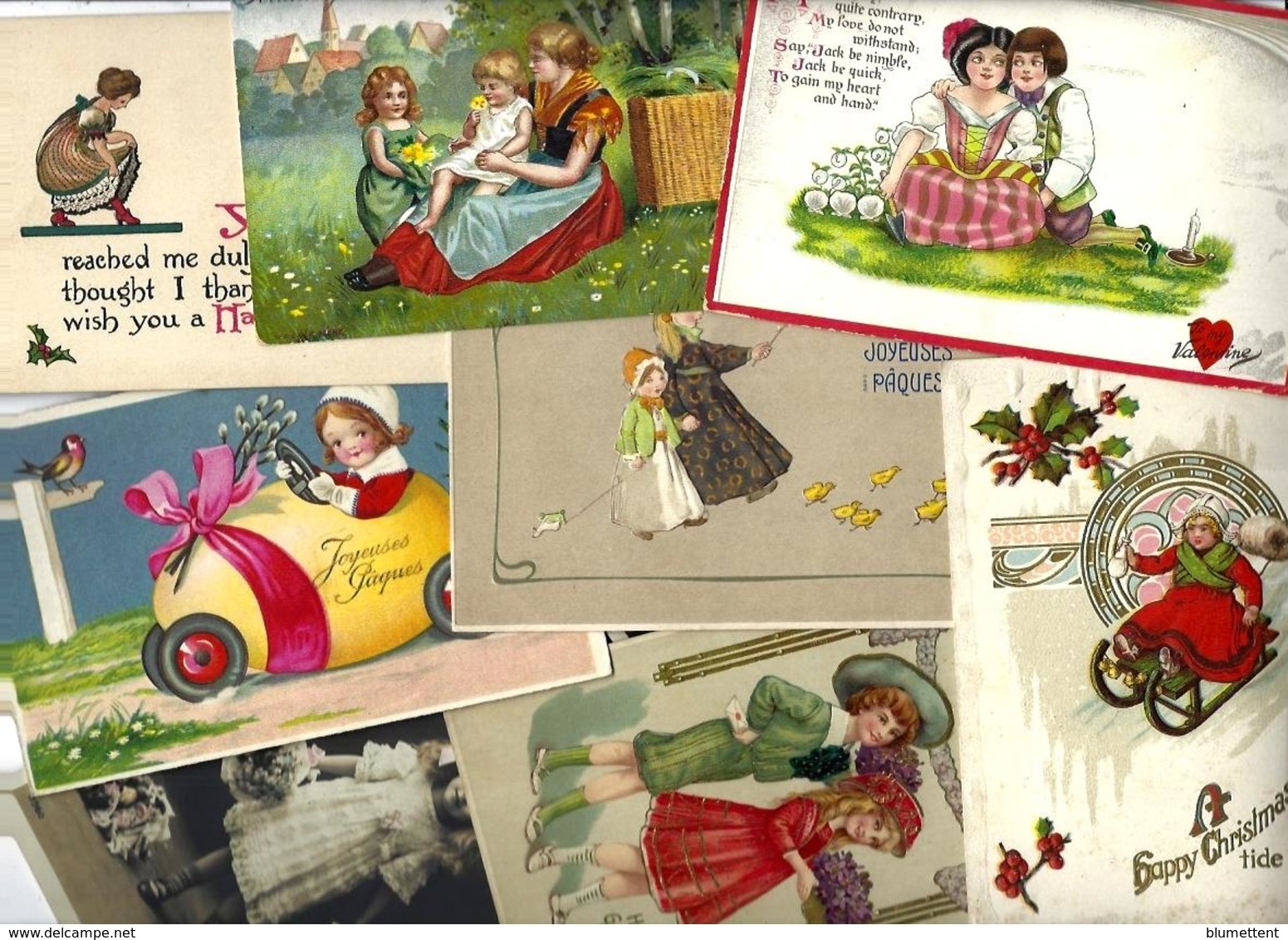 Lot 1914 De 10 CPA Enfants Fantaisies Déstockage Pour Revendeurs Ou Collectionneurs - 5 - 99 Cartes