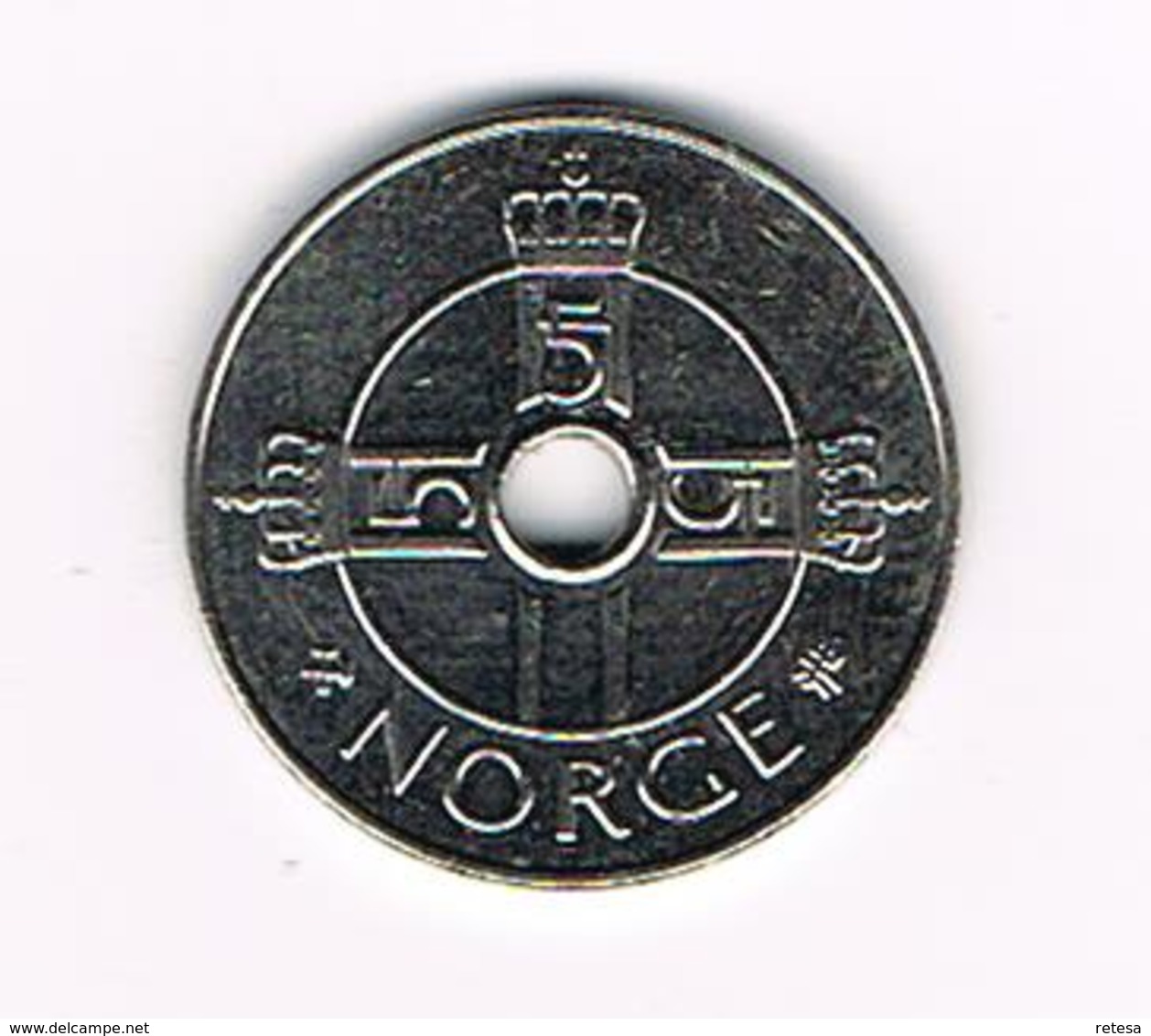 //  NOORWEGEN  1 KRONE 1998 - Norvège