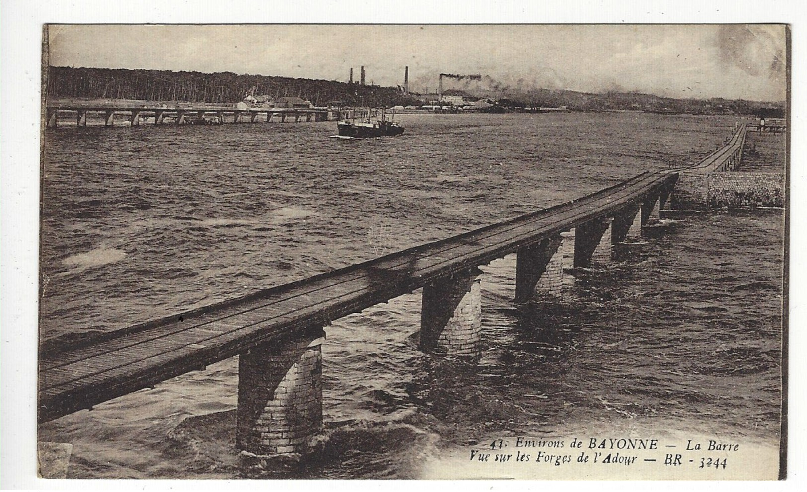 47 - Environs De BAYONNE.- La Barre. Vue Sur Les Forges De L'Adour - BR. - Bayonne