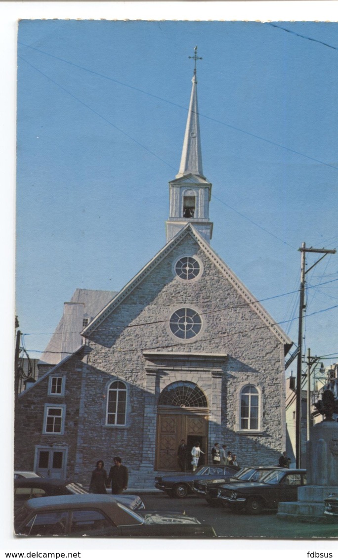 L'église Notre-Dame-des-Victoires De Québec ( 1688 ) - Kerk  Church -  ED. E. Kirouac Nr 65150-C - Québec - La Cité