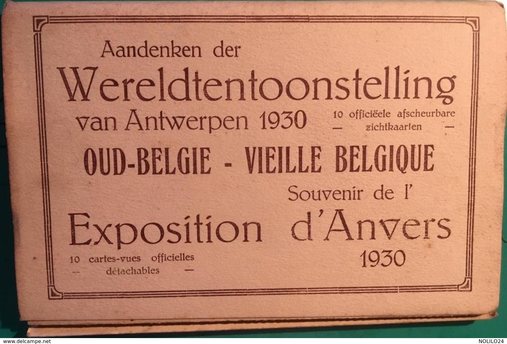 10 CPA, Vues, EXPOSITION D'ANVERS 1930, Oud Belgie, Vieille Belgique, édition M Polié - Exposiciones