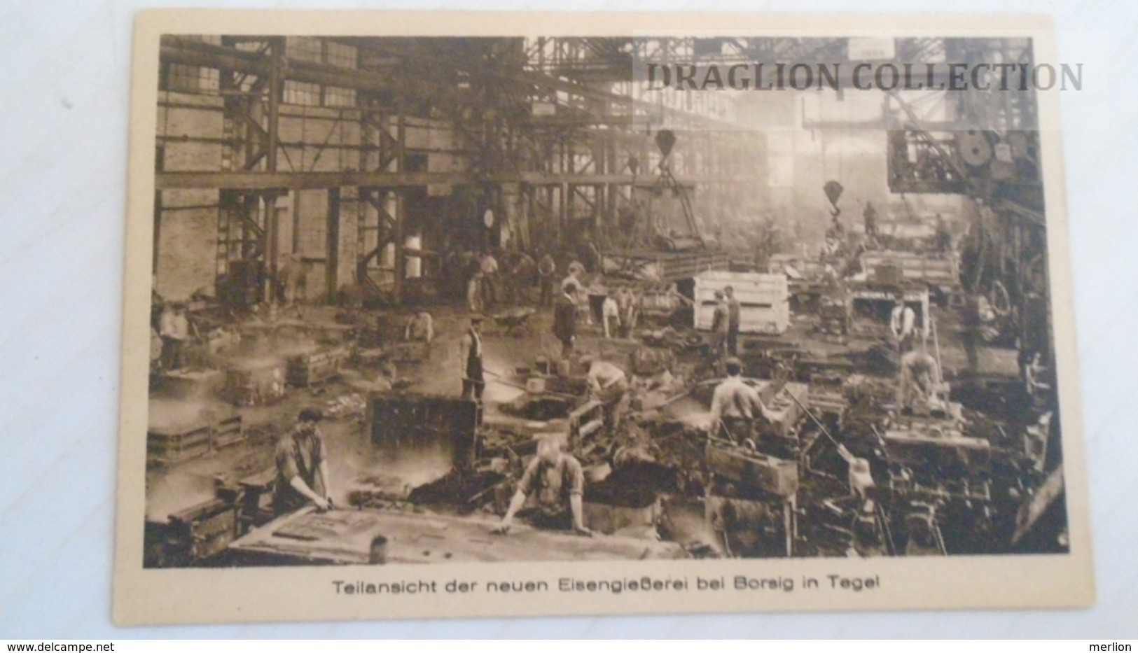 D166476  AK Berlin-Tegel, TEILANSICHT DER NEUEN EISENGIEßEREI  -Foundry-  Borsigwerk - Borsig Werke  Ca 1920 - Tegel