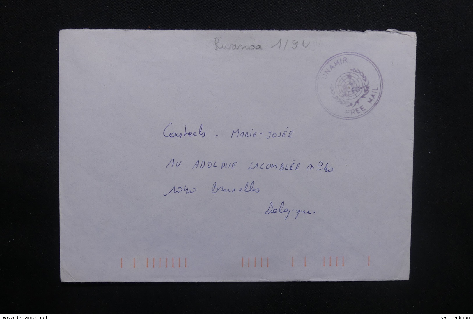 BELGIQUE - Enveloppe En FM De L 'Unimir ( Forces Belges ) Pour Bruxelles - A Voir - L 36783 - Covers & Documents