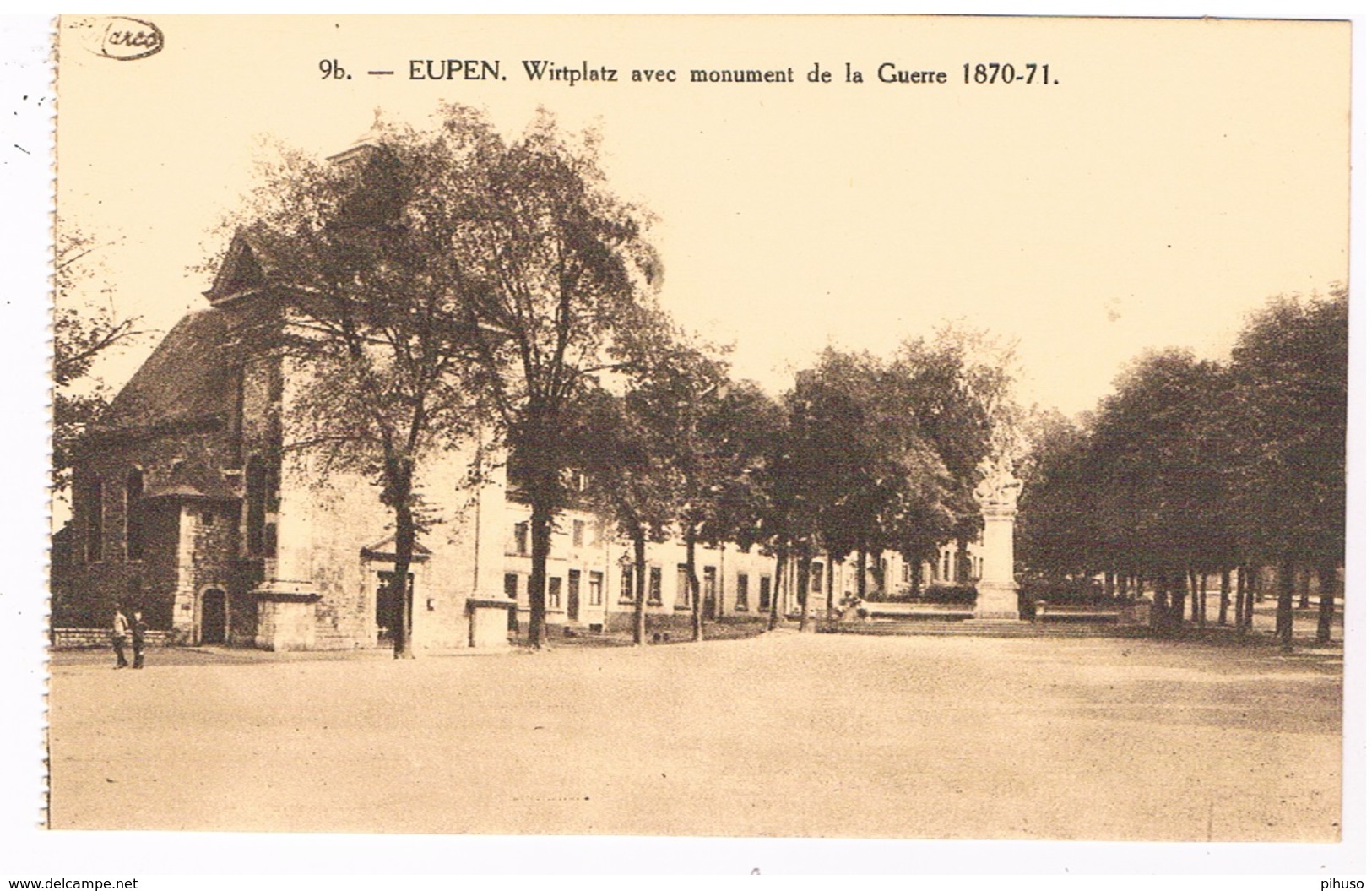 B-7229   EUPEN : Wirtplatz Avecmonument De La Guerre 1870-71 - Eupen