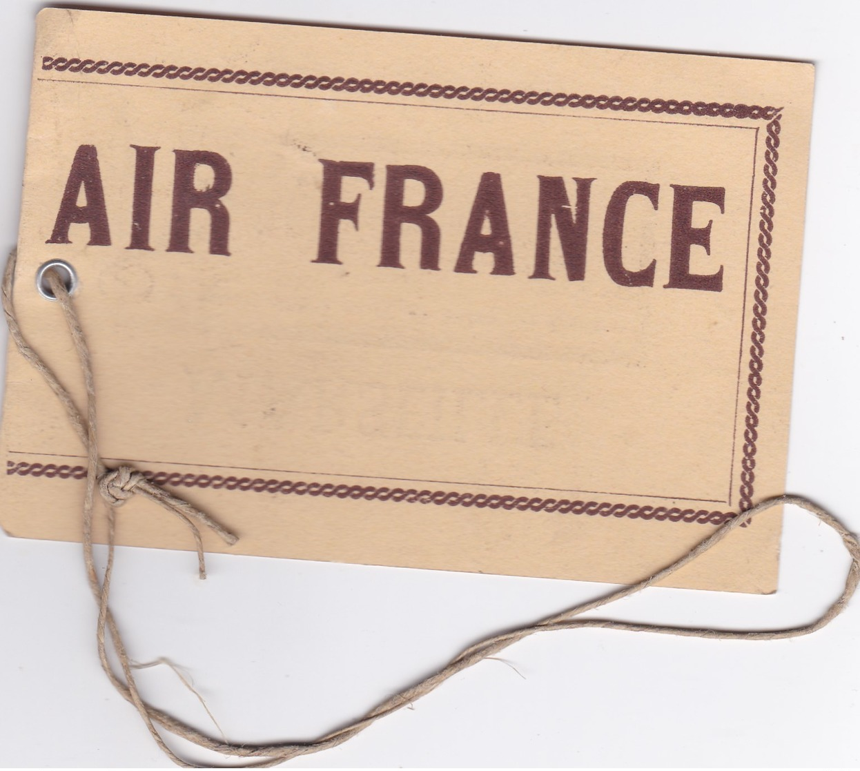 Etiquette De Bagage AIR FRANCE ,pour Marseille ( Lot 95) - Documents Historiques