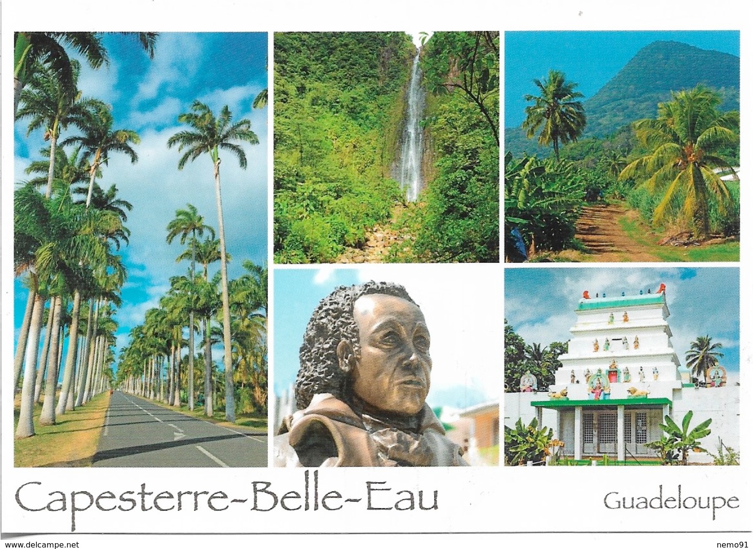 GUADELOUPE - CAPESTERRE-BELLE-EAU - 5 PETITES VUES - CPM - VIERGE - - Other & Unclassified