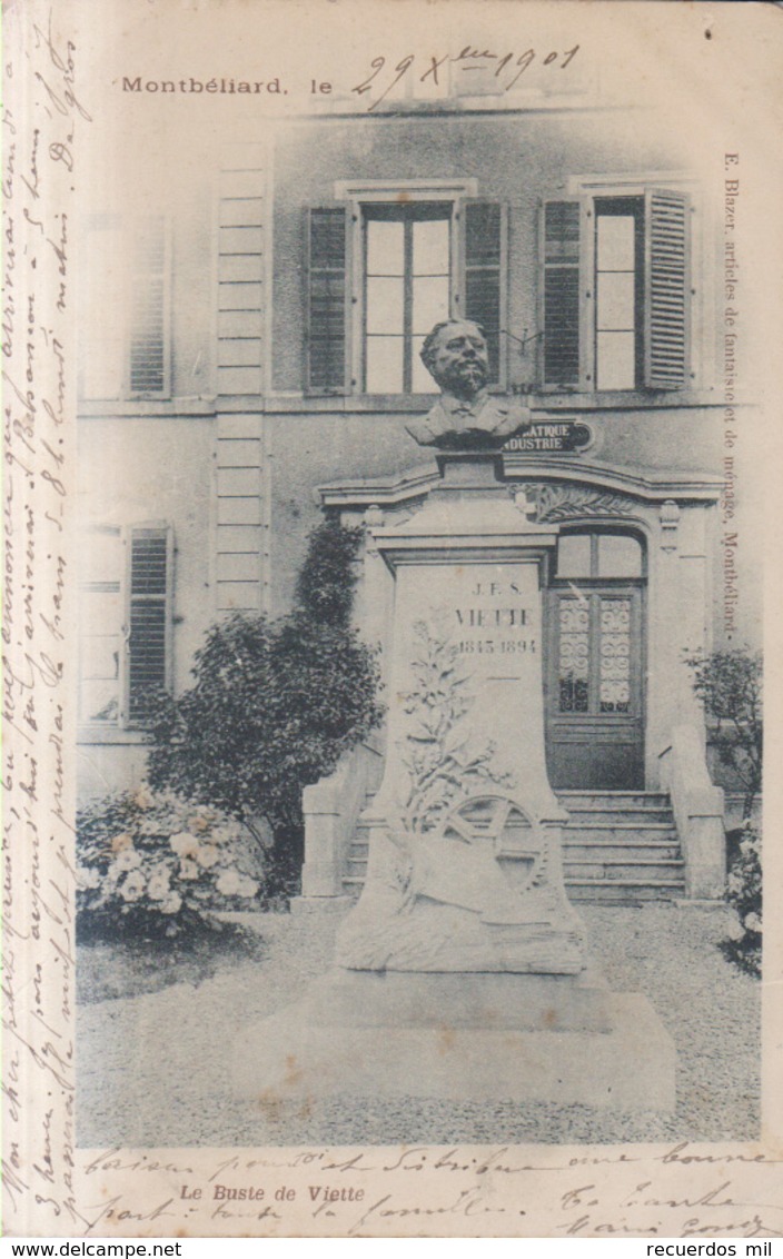 Montbeliard Le Buste De Viette 1901 - Montbéliard