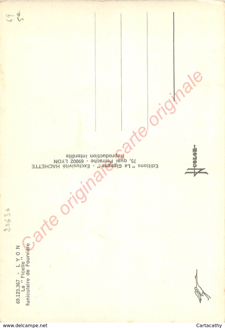 69.  LYON . La Ficelle . Fniculaire De Fourvière . - Autres & Non Classés