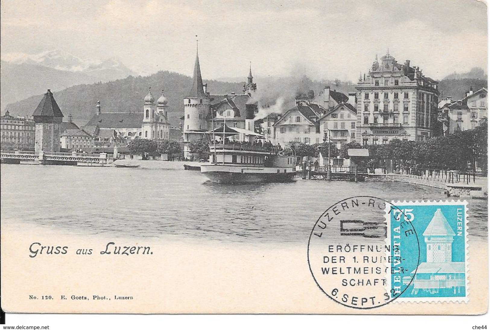 Lucerne : Gruss Aus Luzern : Cachet Philatélique. (Voir Commentaires) - Lucerne