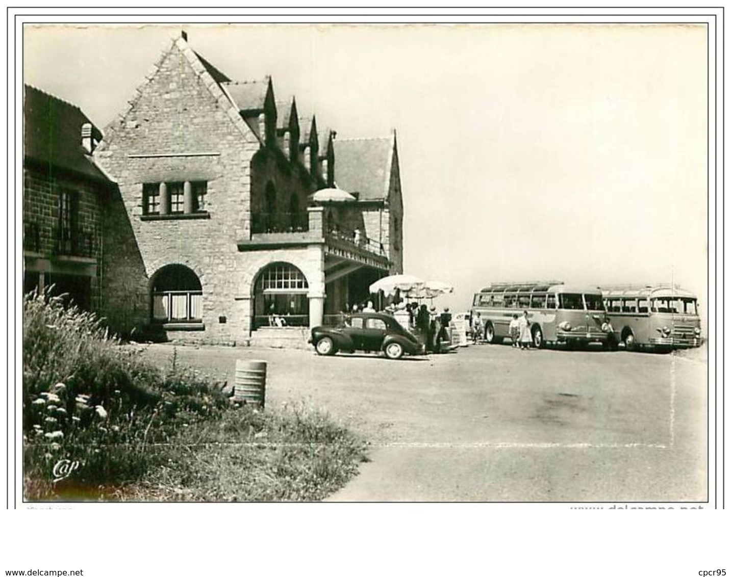 35.CANCALE.HOTEL DE LA POINTE DU GROUIN.AUTOBUS.CPSM - Cancale