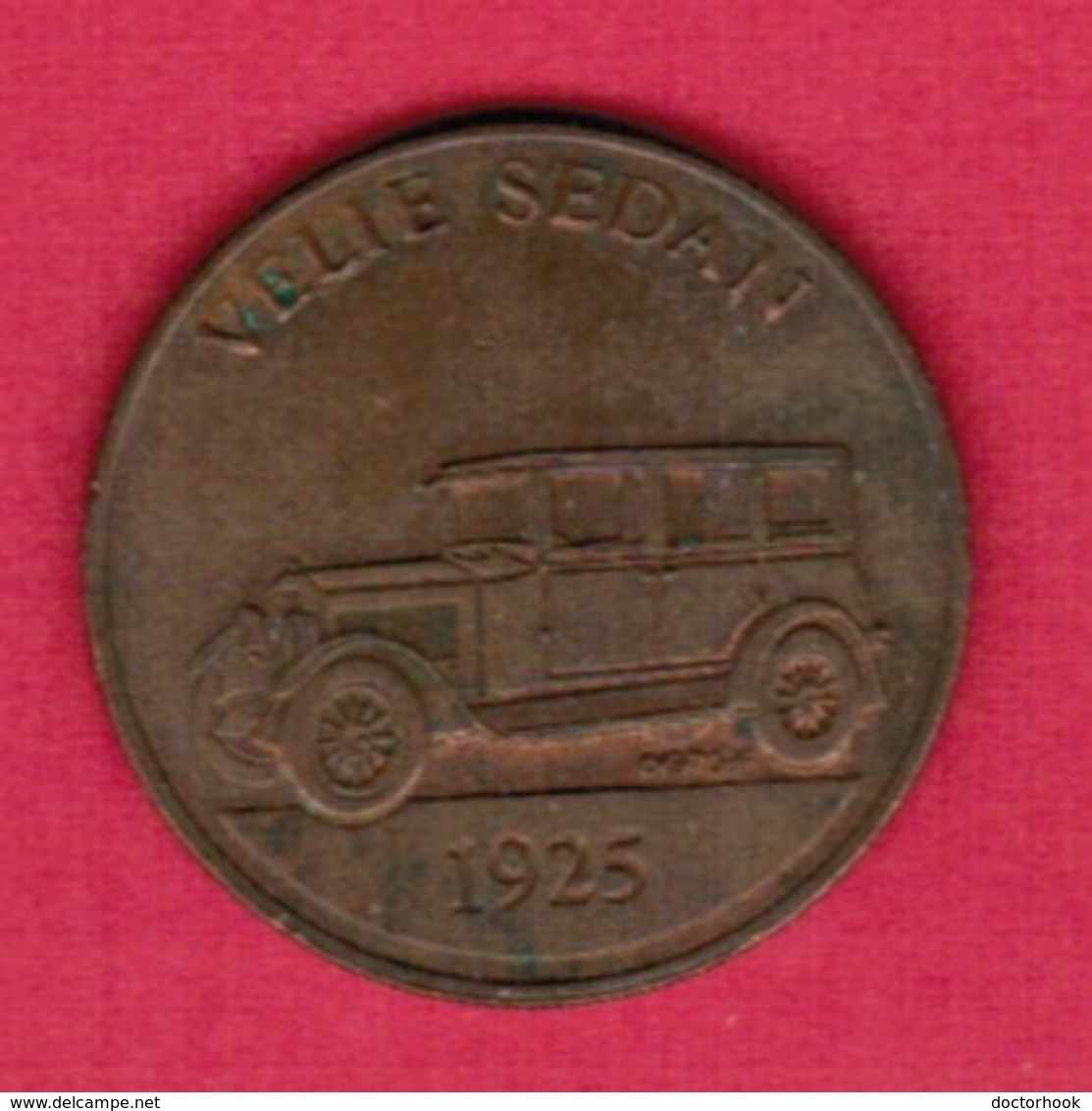 FRANKLIN MINT---SUNOCO---1925 VELIE SEDAN Token  (T-22) - Other & Unclassified