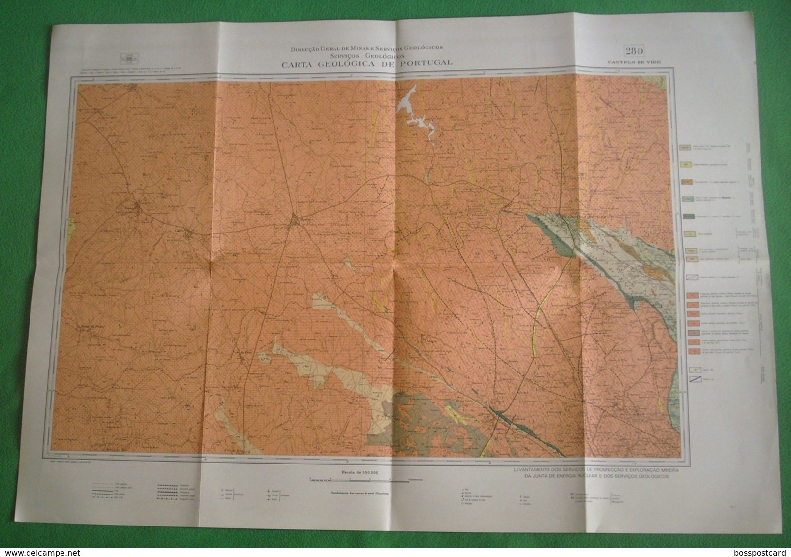 Castelo De Vide - Mapa. Portalegre. - Geographical Maps