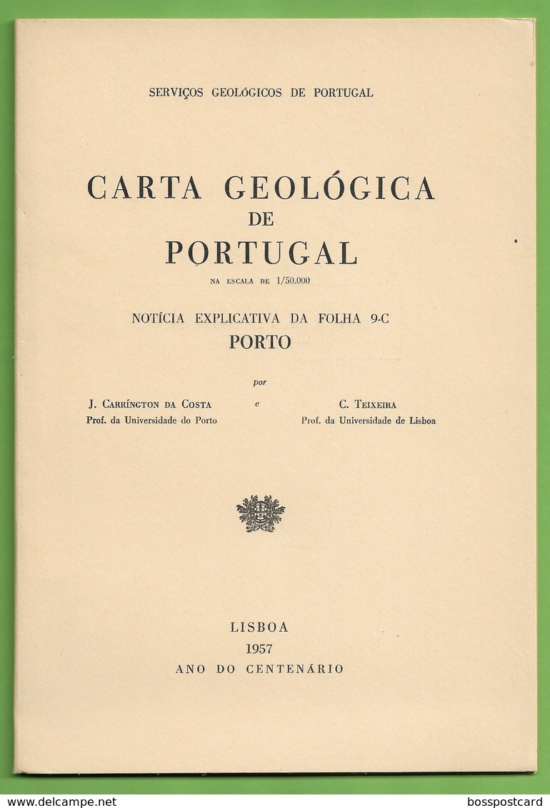 Porto - Carta Geológica De Portugal + Mapa - Portugal - Mapas Geográficas