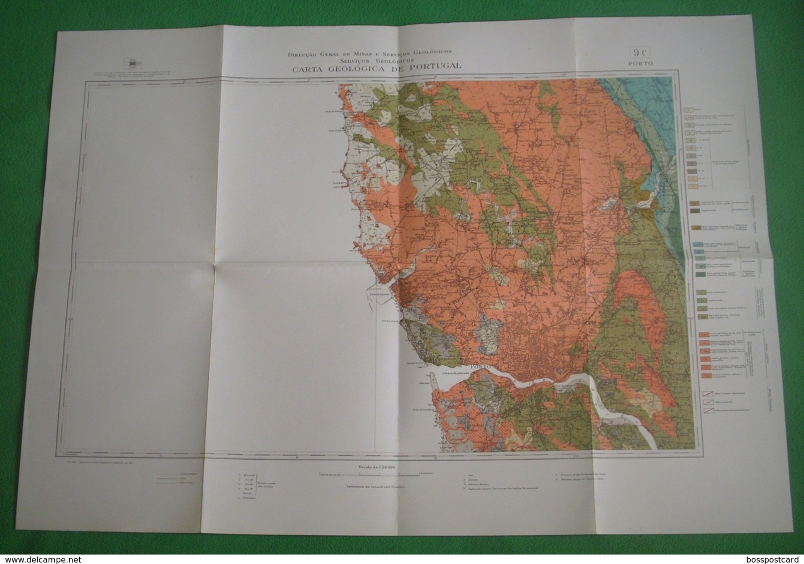 Porto - Carta Geológica De Portugal + Mapa - Portugal - Mapas Geográficas