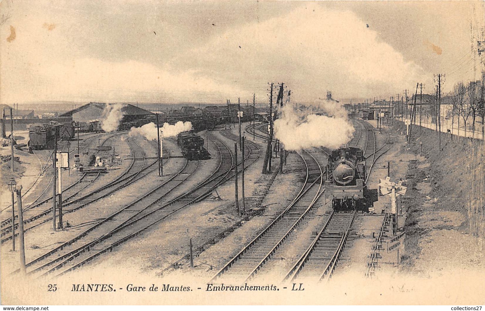 78-MANTES-GARE DE MANTES- EMBRANCHEMENTS - Mantes La Ville