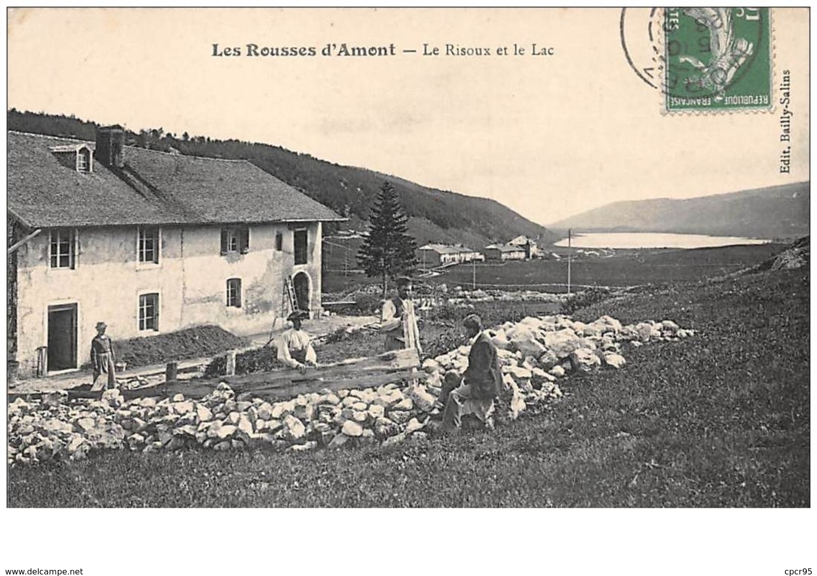 39 . N° 46964 . Les Rousses D Amont . Le Risoux Et Le Lac . Plie - Autres & Non Classés