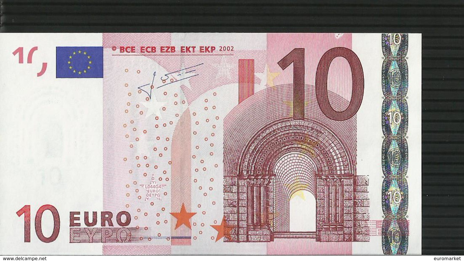 10 EURO FRANCE L044 G4 UNC TRICHET ERROR - FAUTE - 10 Euro