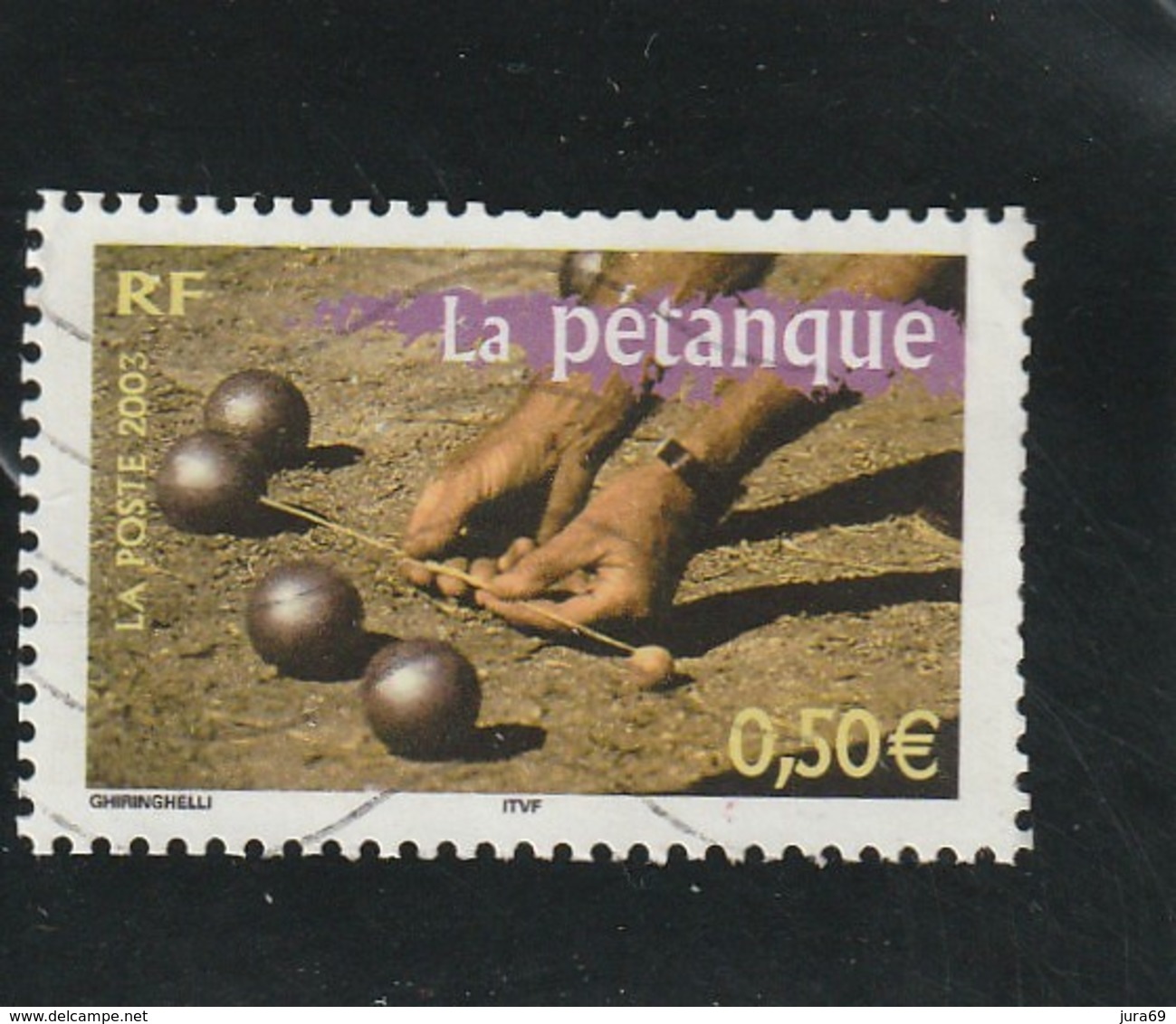 France Oblitéré  2003   N°  3564    Portrait De Région.  La Pétanque - Oblitérés
